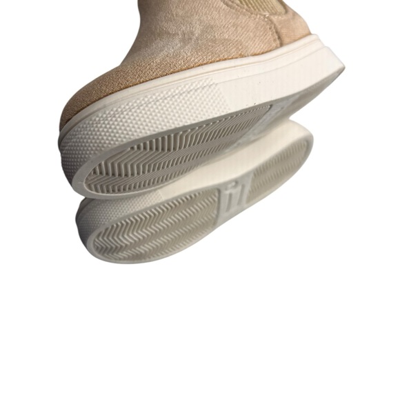 First Steps, Baby Shoes Boots, Chelsea Pull On/Zip Elastic Ankle Tan - Picture 5 of 6